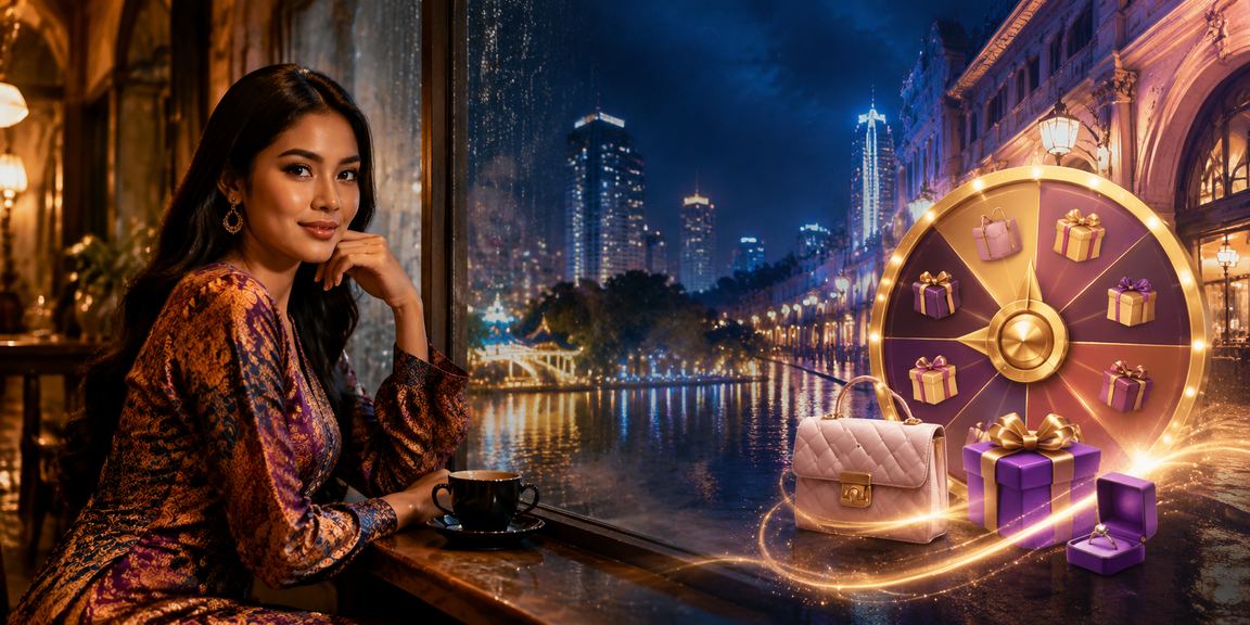 Cabutan bertuah bergaya batik Malaysia dengan nuansa permainan slot tradisional